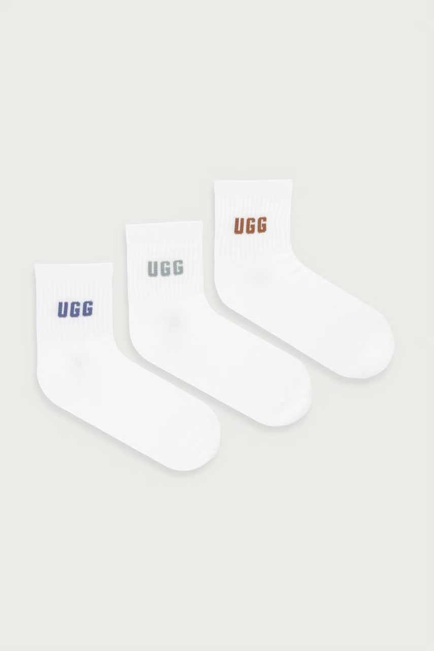 UGG  ponožky dámske s bavlnou QUINLIN 3-pak
