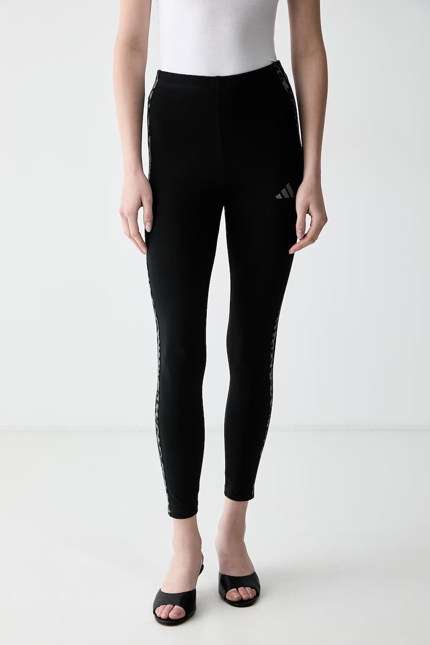 adidas legginsy damskie bawełniane z elastanem Leopard Pack