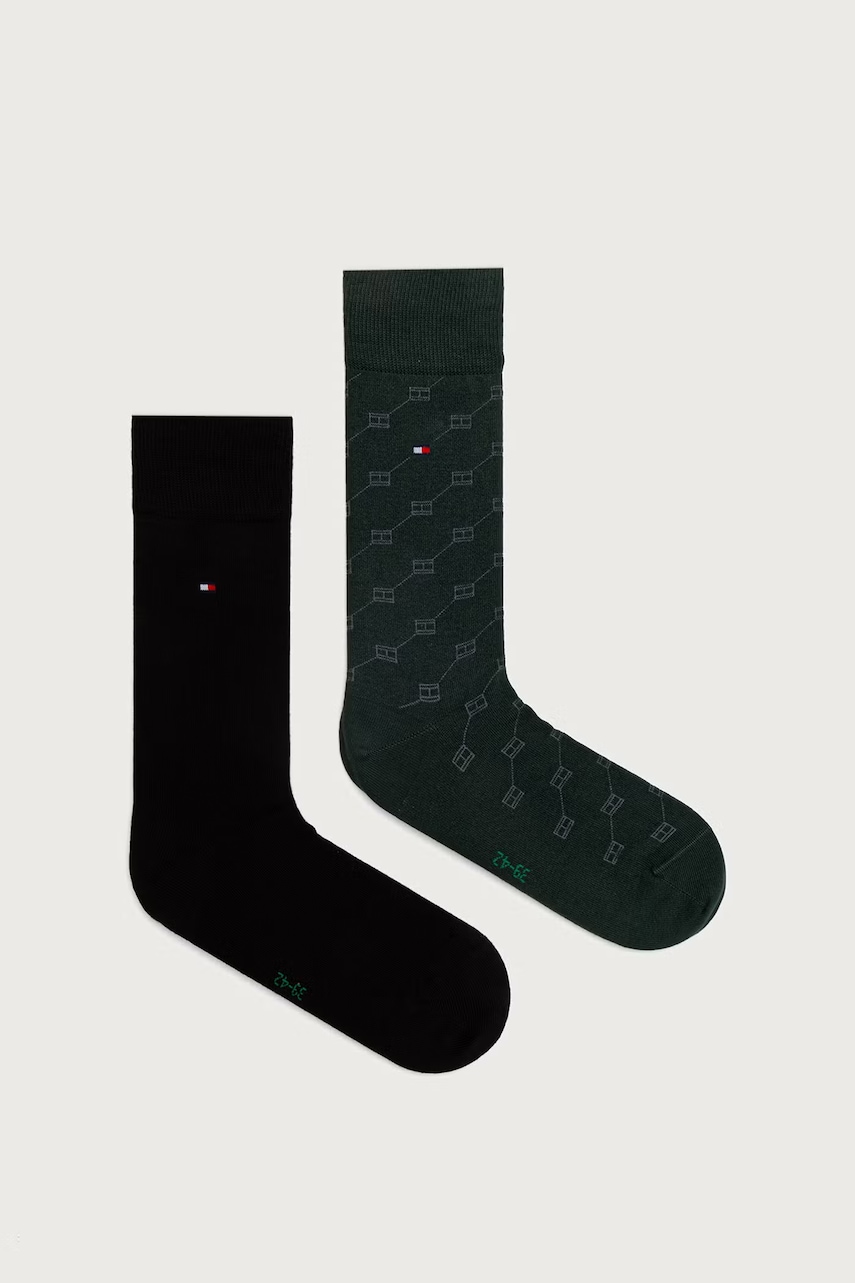 Tommy Hilfiger ponožky pánske s bavlnou 2-pak