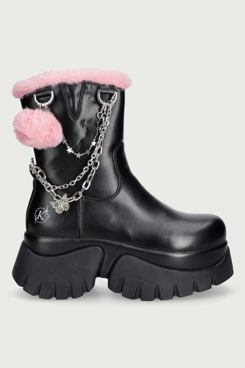 Koi Footwear  боти дамски Catalyst Chain Monster Platform Boots
