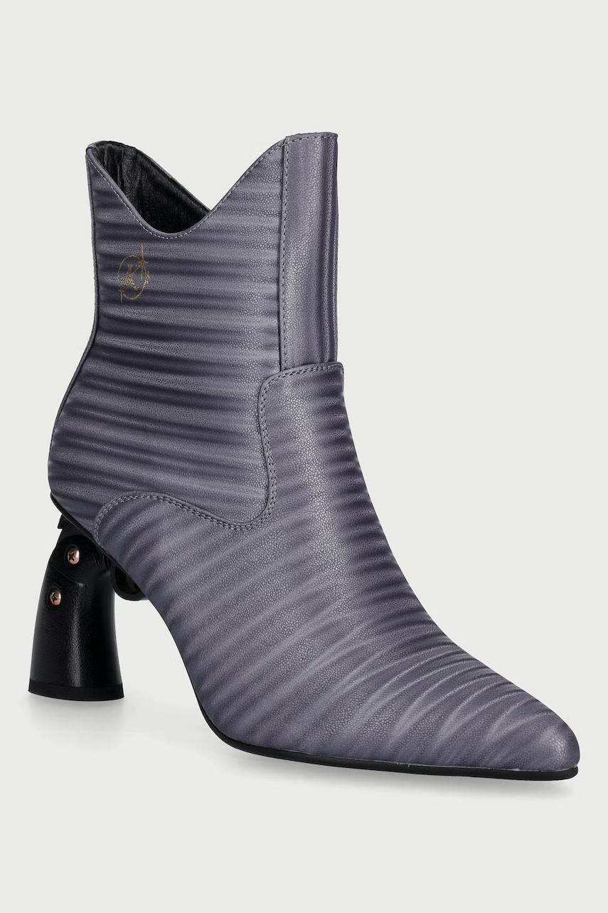 Koi Footwear botine pentru femei GG01-VENDETTA GUN HEEL BOOTS