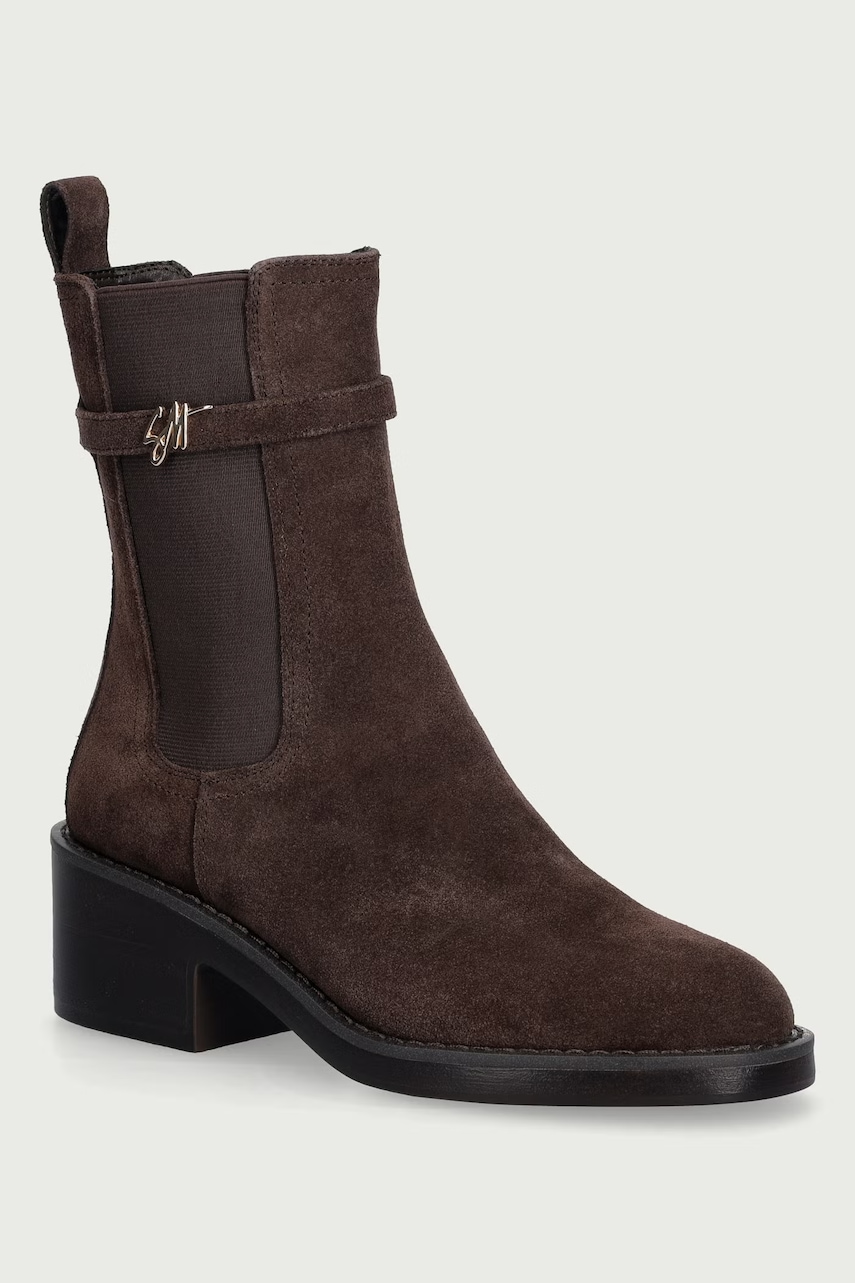 Steve Madden  ghete scurte pentru femei din piele întoarsă Charity-SM