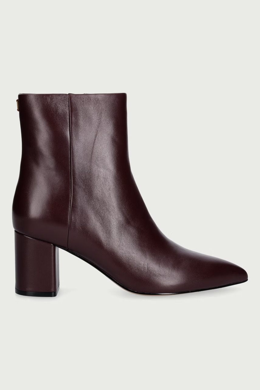 Twinset μποτάκια block heel γυναικεία δερμάτινα