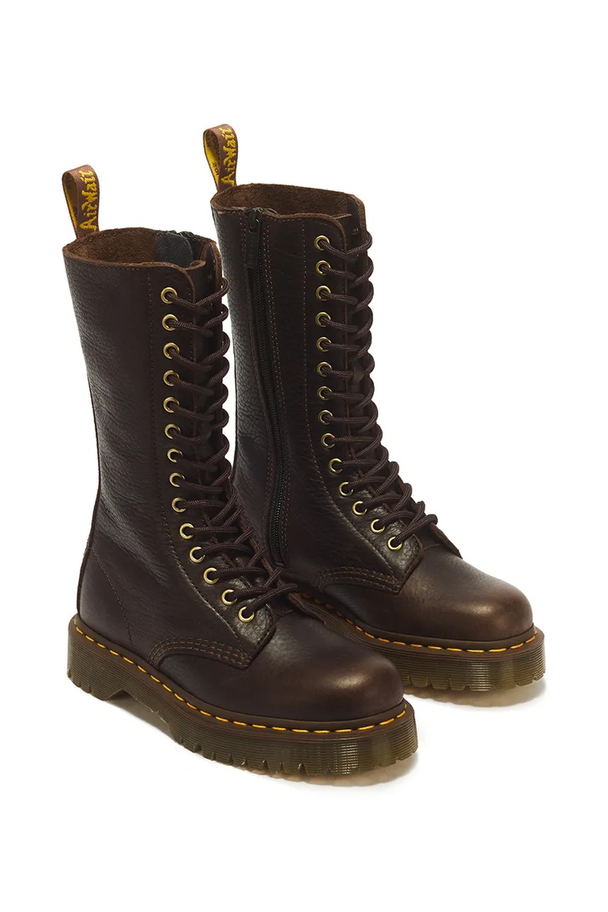Dr. Martens  ботуши под коляното дамски от кожа 1B99 Bex Ambassador