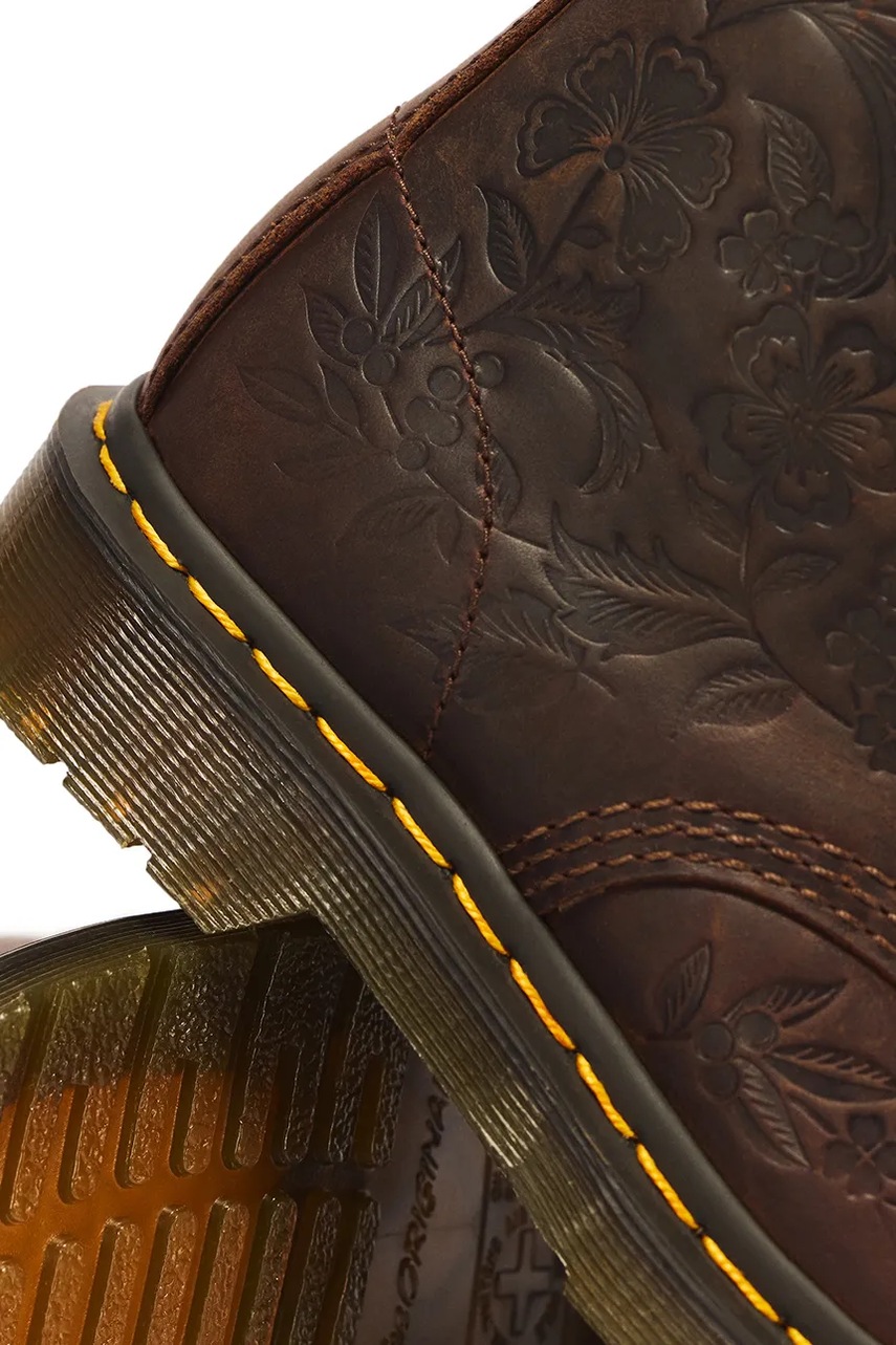 Dr. Martens Dr. Martens Μποτάκια Γυναικεία δερμάτινα 1460 Pascal Emboss Floral - 6