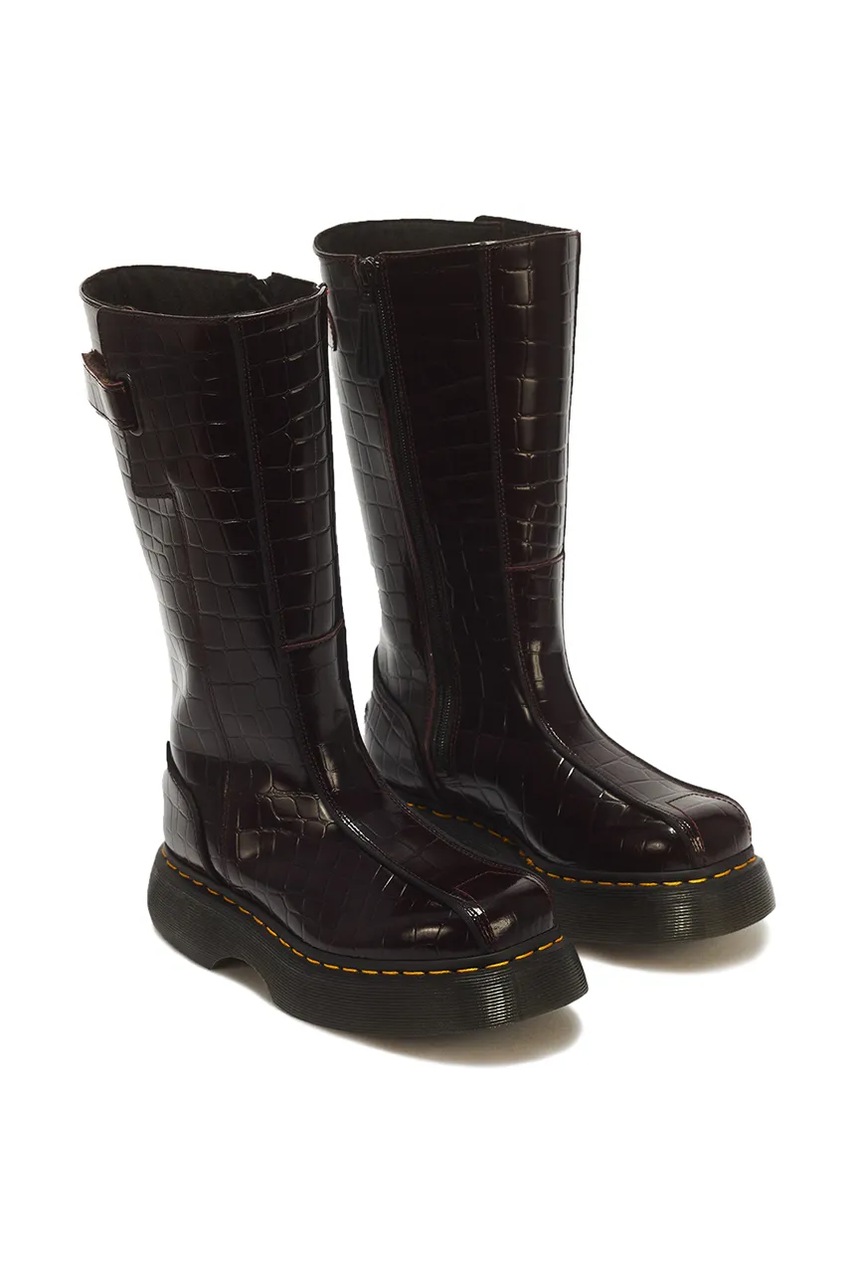 Dr. Martens μπότες Γυναικεία δερμάτινες Buzz Hi
