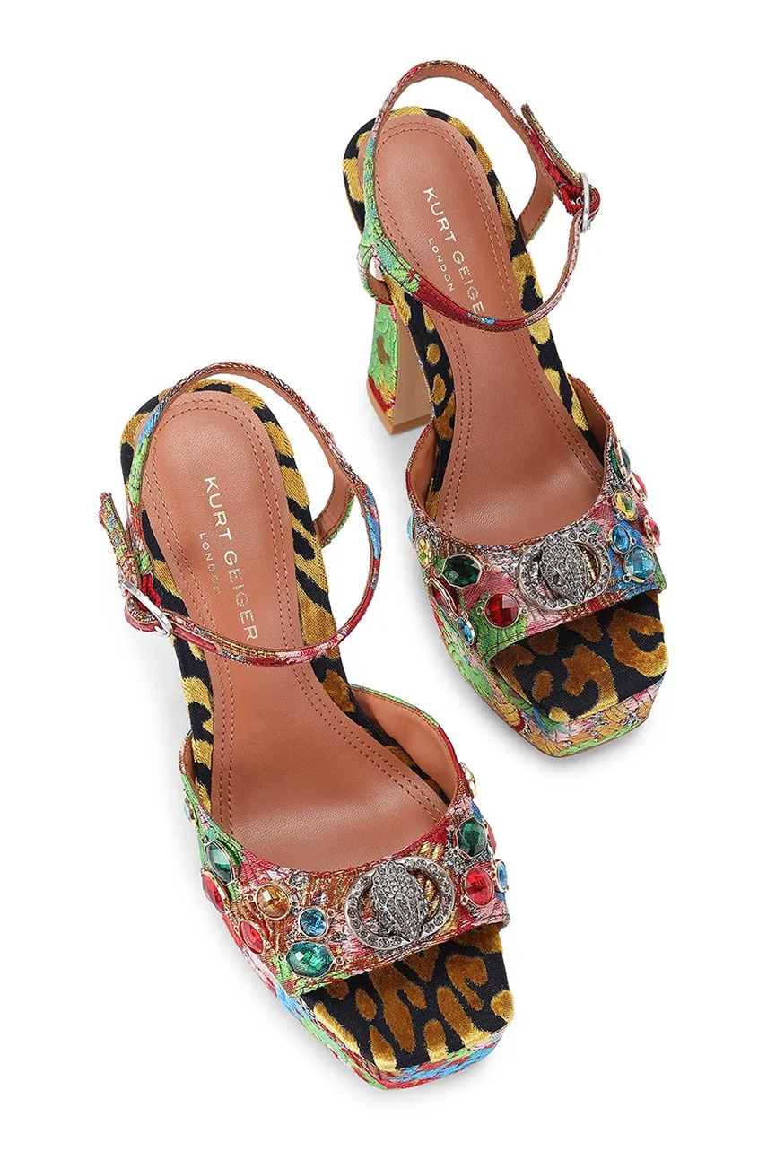 Kurt Geiger London  сандали с висок ток Chelsea Platform Peep