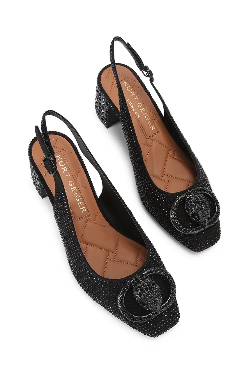 Kurt Geiger London  обувки с дебел ток с дебел ток Chelsea Block Sling Dr