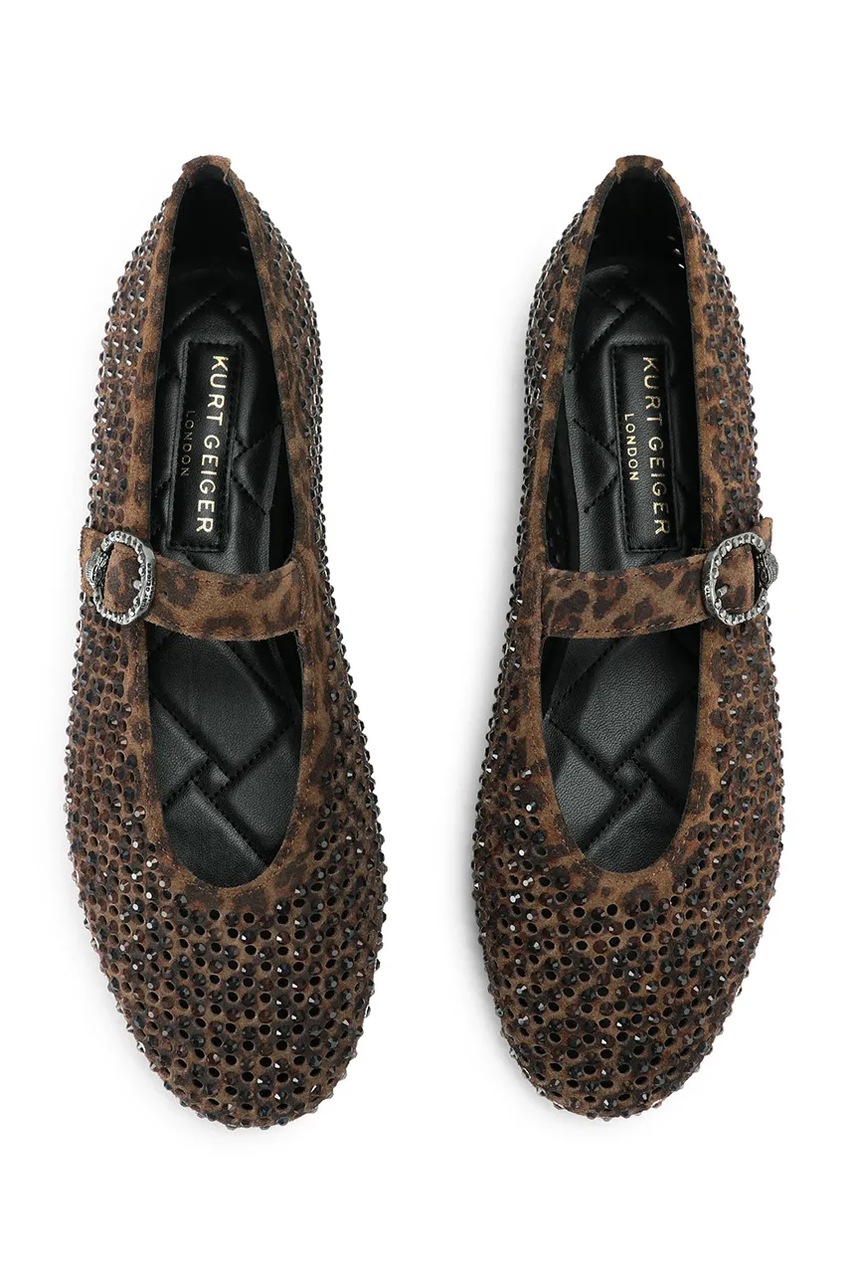 Kurt Geiger London  балеринки от велур Mayfair Ballet Flat