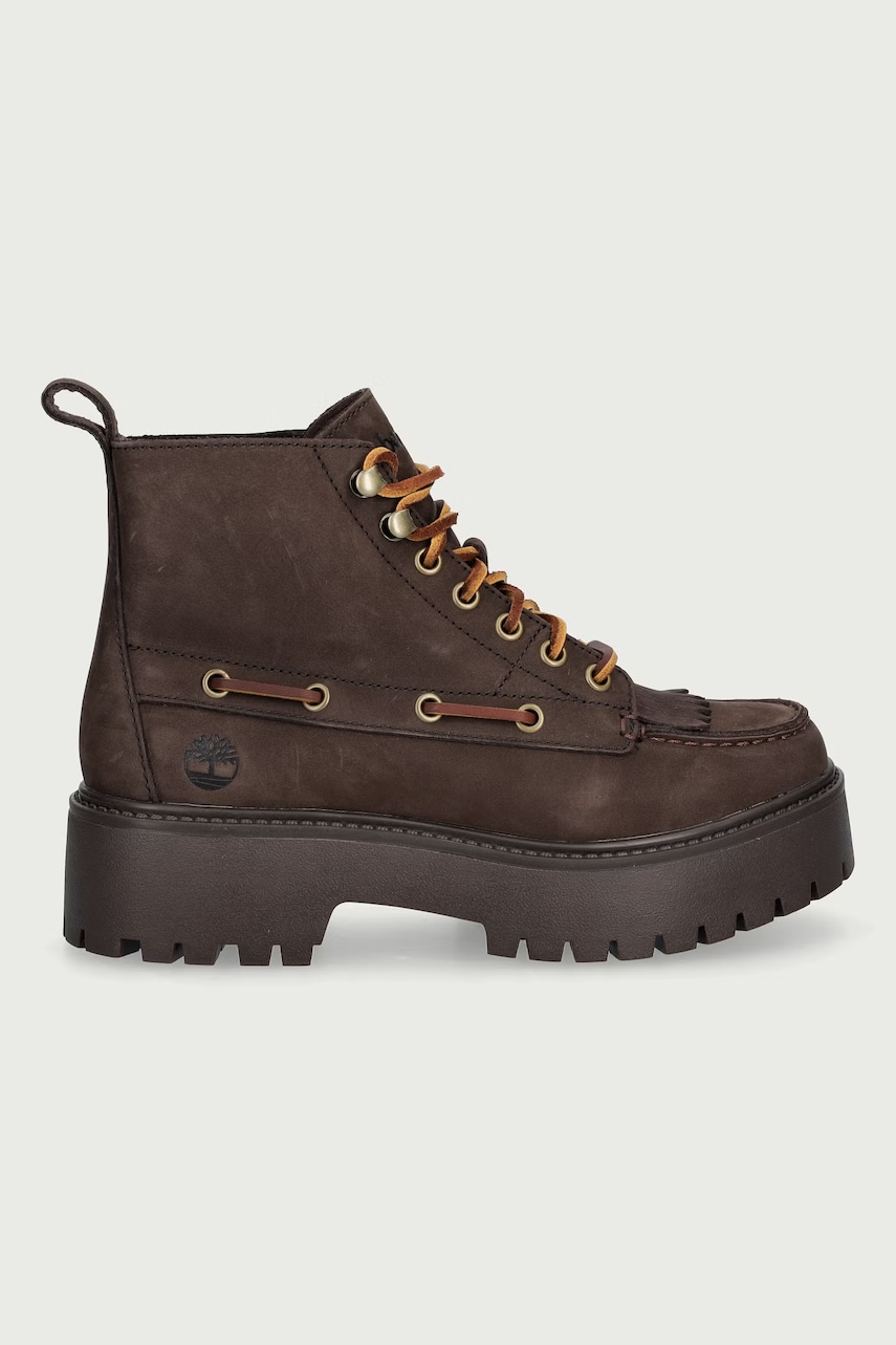 Timberland μποτάκια με πλατφόρμα Γυναικεία nubuck Stone Street