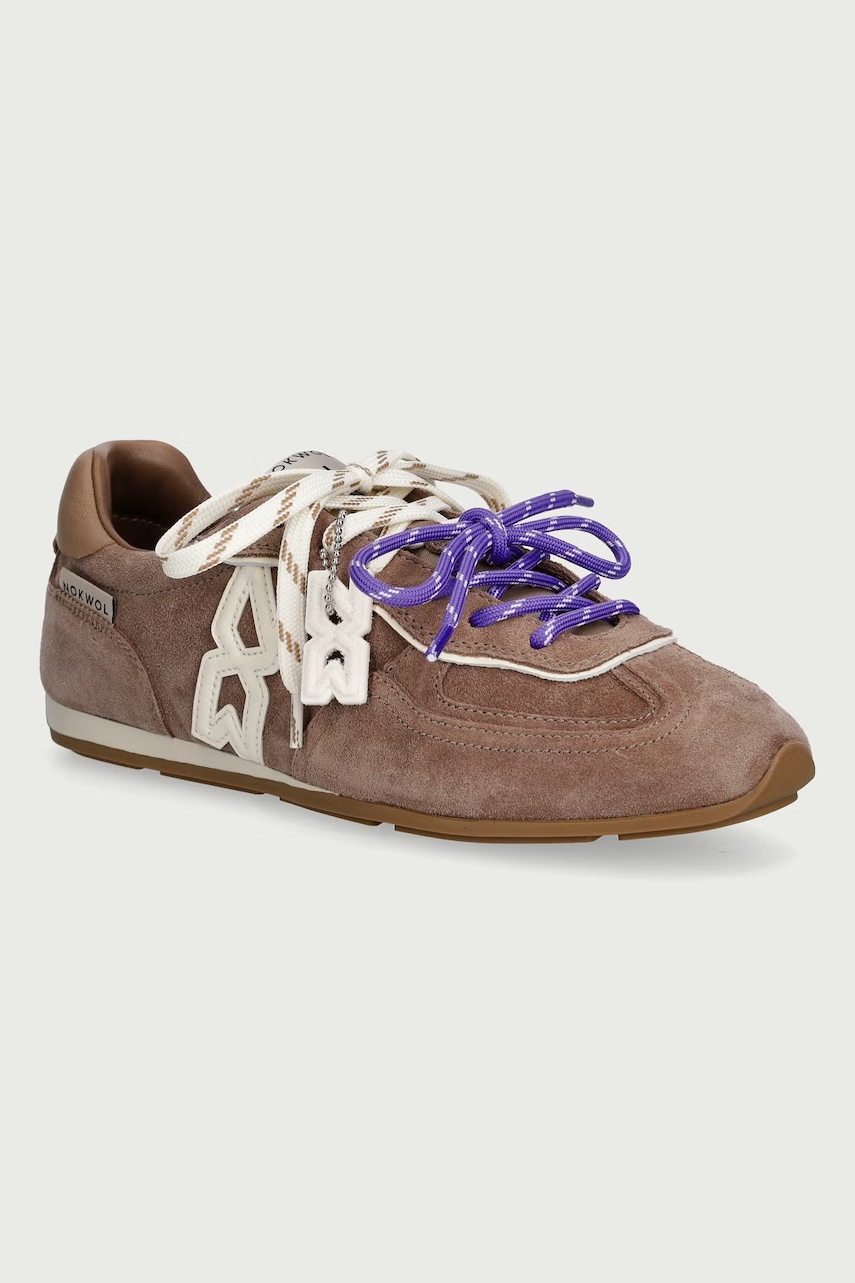 Nokwol  Method Mushroom Suede sneakers dámske kožené