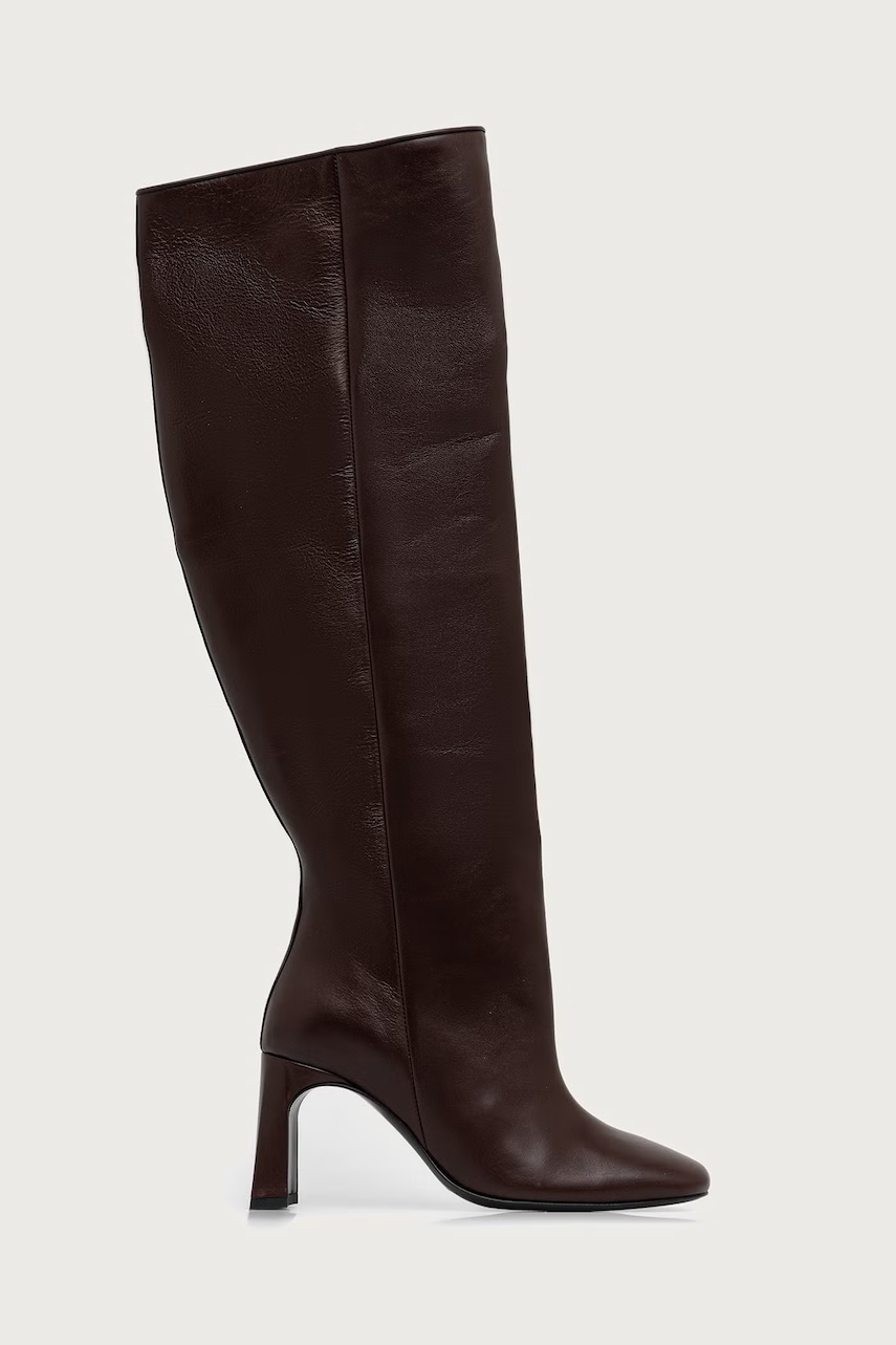 Souliers Martinez  ботуши под коляното дамски от кожа ROBERTA