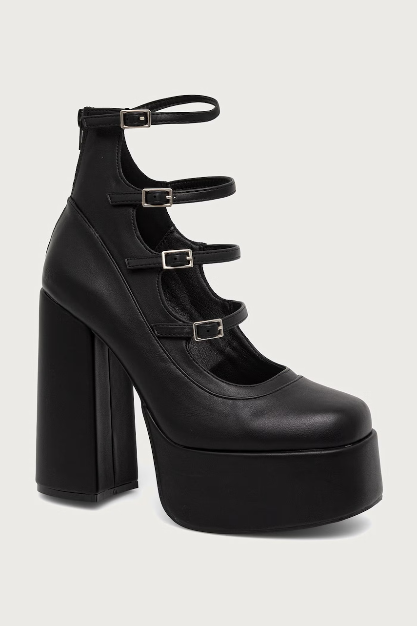 Koi Footwear lodičky na podpätku Gurren Strappy Platform