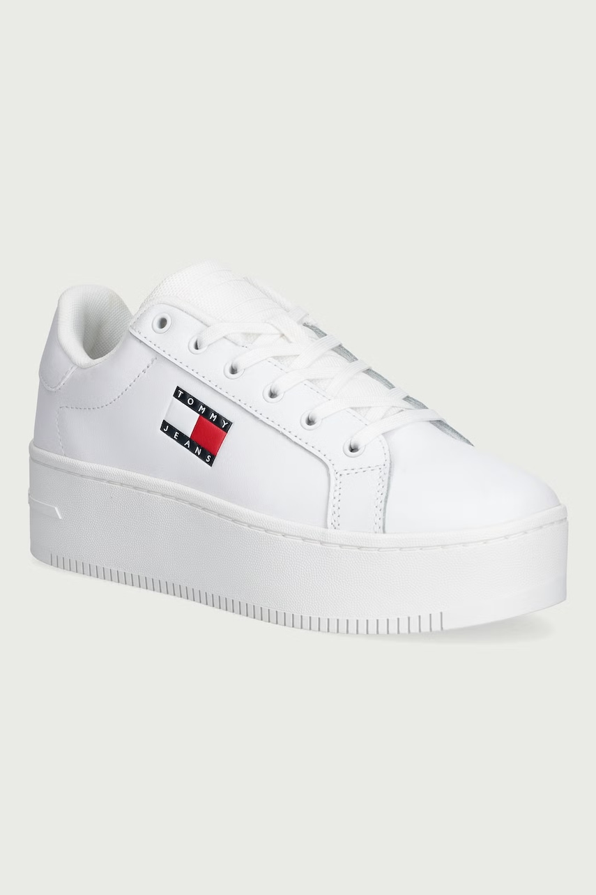Tommy Jeans TJW FLATFORM SNEAKER sneakersy damskie skórzane