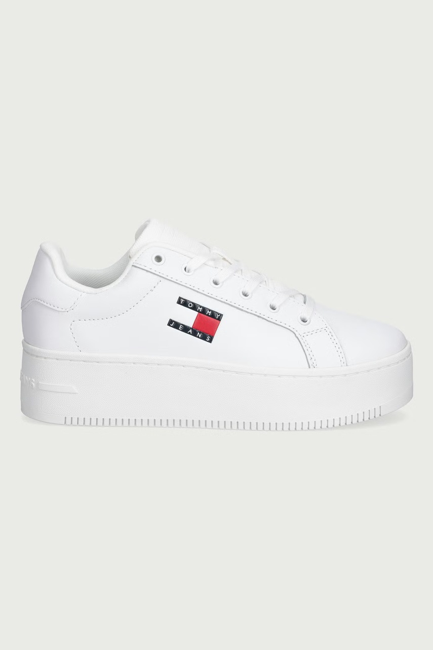 Tommy Jeans TJW FLATFORM SNEAKER sneakers γυναικεία δερμάτινα
