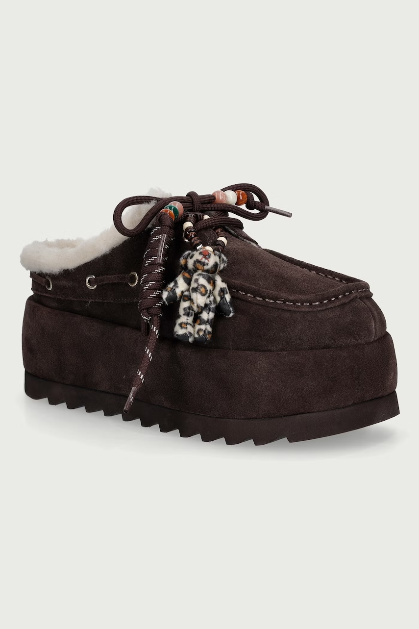 Steve Madden  papuče za žene od brušene kože Cuddly