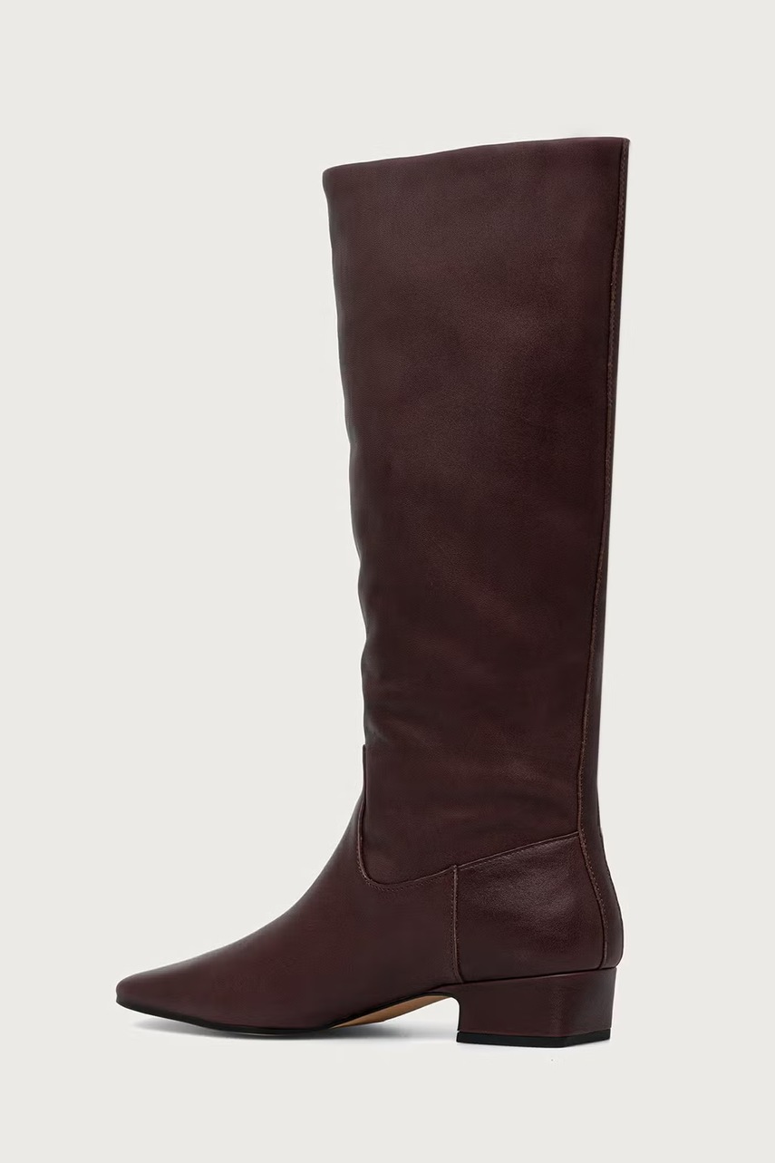 Steve Madden Steve Madden μπότες block heel γυναικείες δερμάτινες Gwyneth - 3