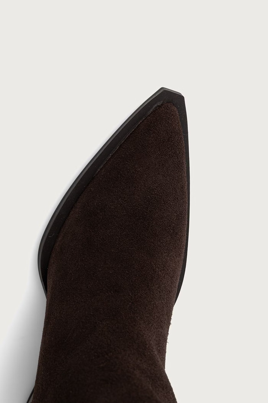 Steve Madden Steve Madden μπότες Γυναικείες σουέτ Menthe - 4