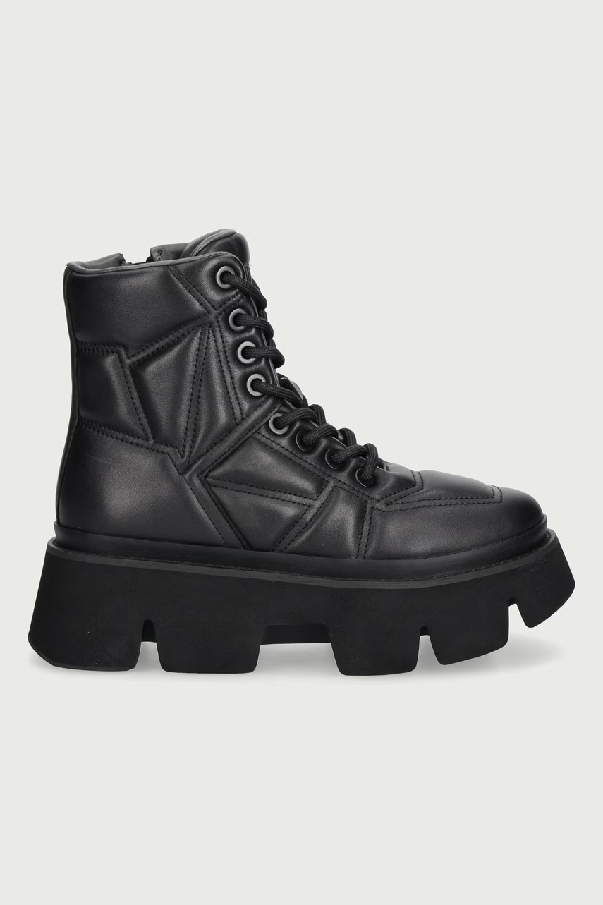 United Nude αρβυλάκια Γυναικεία δερμάτινα Stomper Puffy Combat