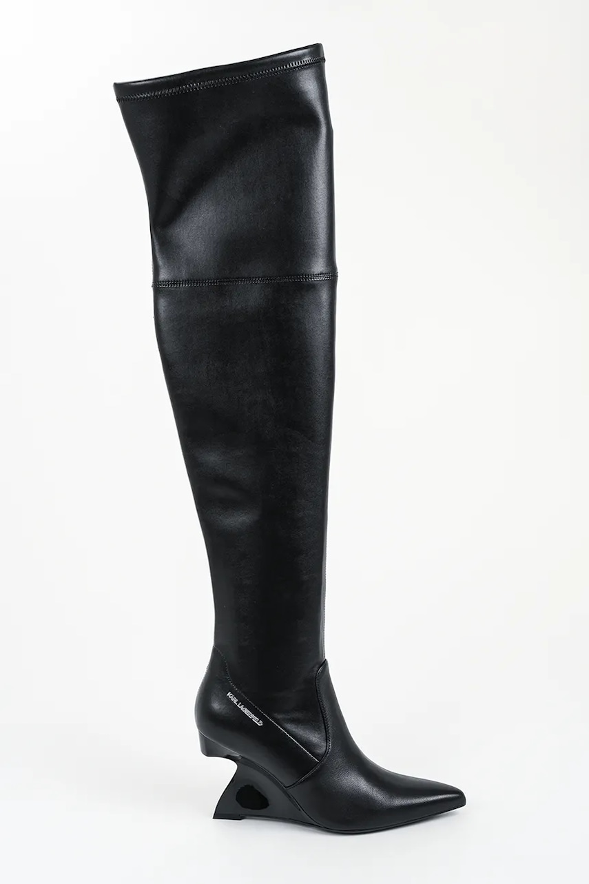 Karl Lagerfeld cizme wedges pentru femei Waverly