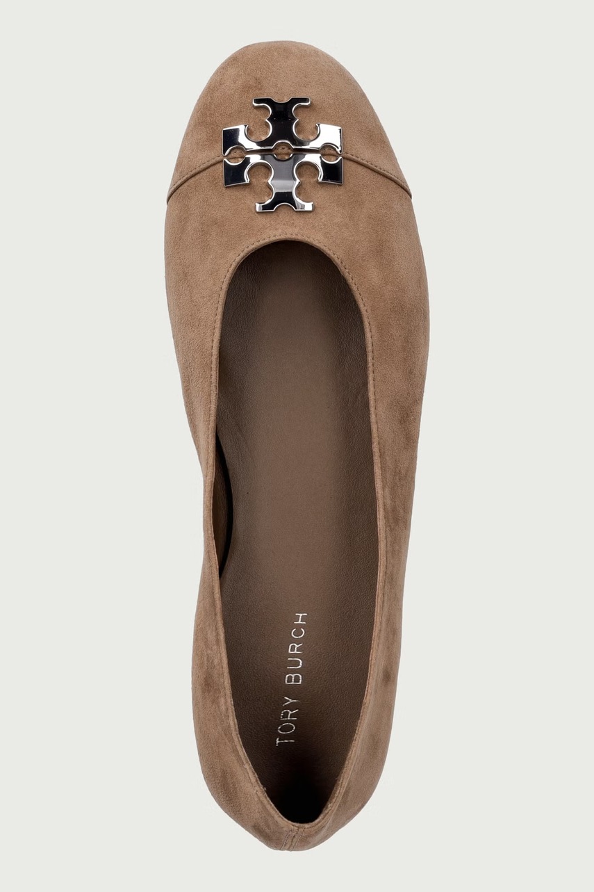 Tory Burch Tory Burch μπαλαρίνες σουέτ Charlie Ballet - 4