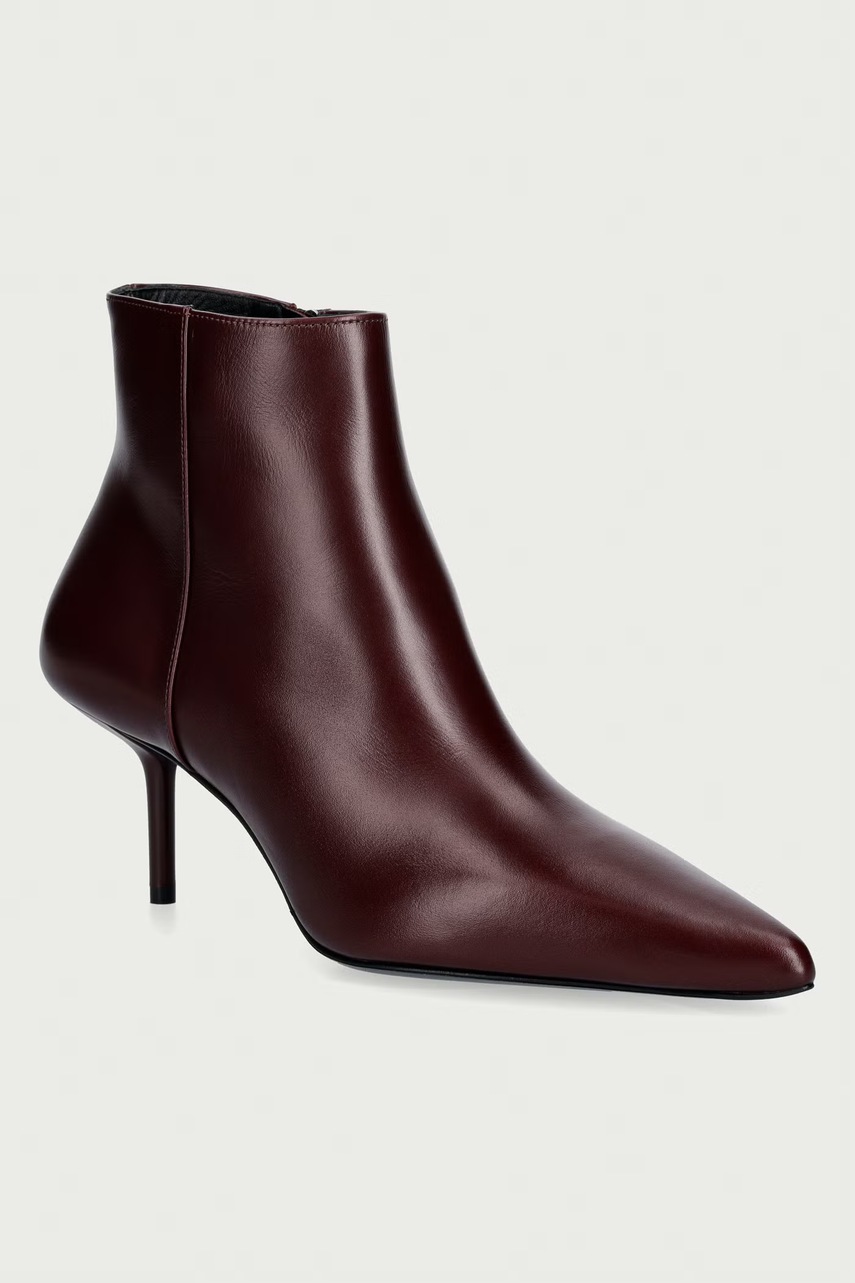 Max Mara botine pentru femei din piele