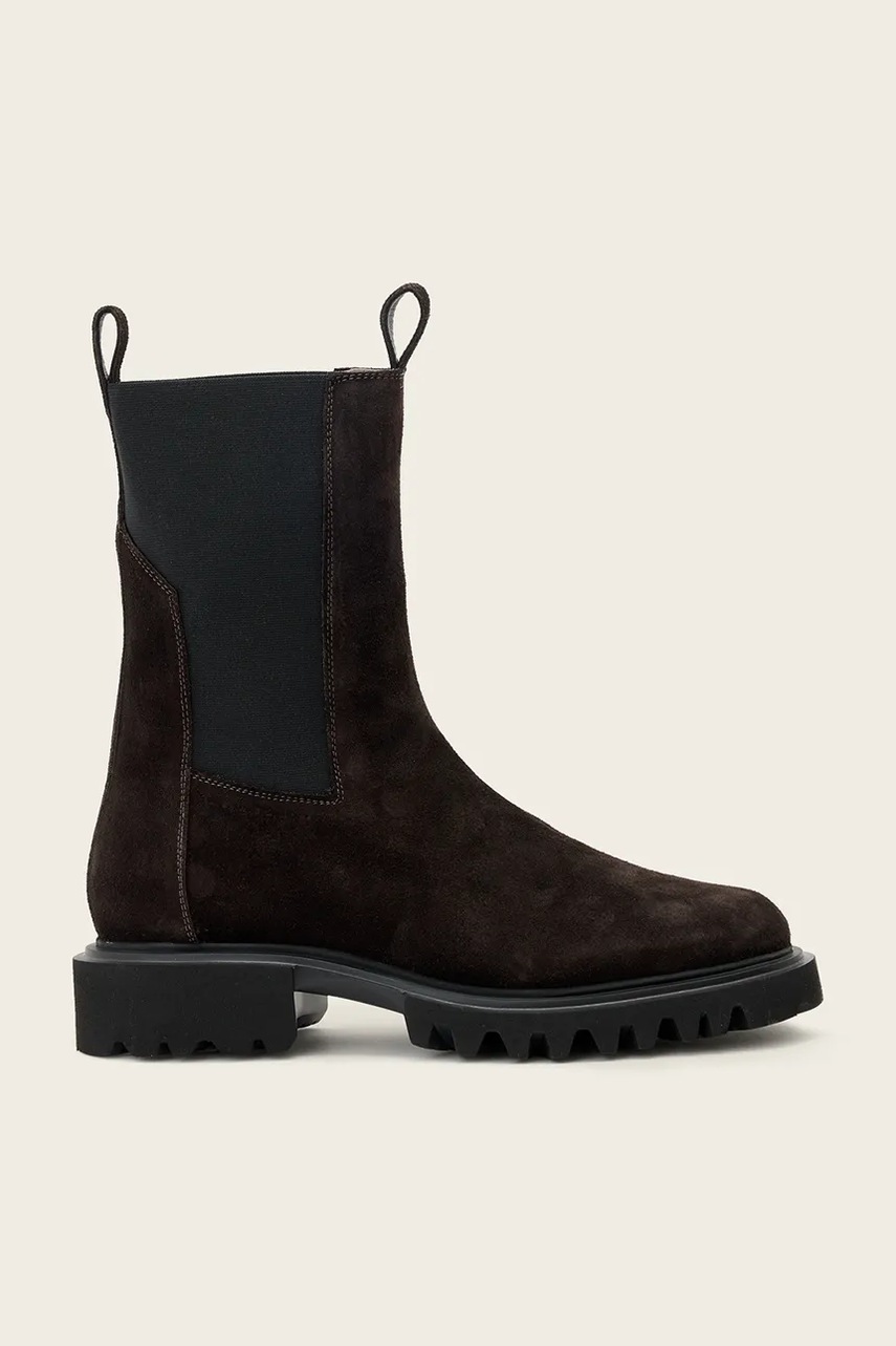 AllSaints botine pentru femei din piele întoarsă Hallie Suede Boot