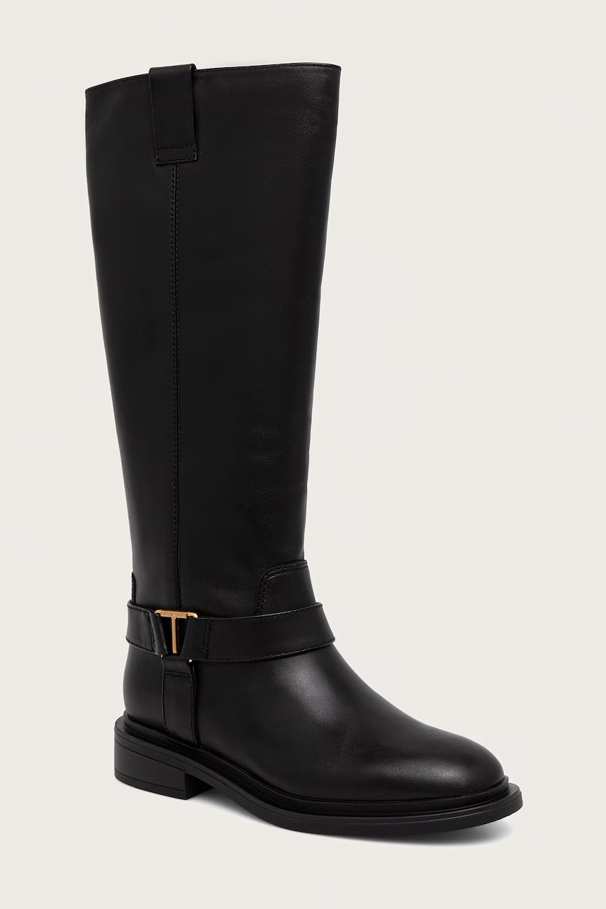 Twinset kozaki damskie skórzane