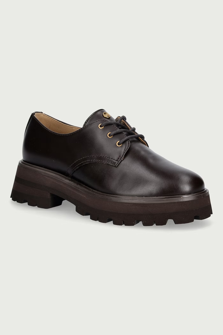 MICHAEL Michael Kors pantofi pentru femei din piele Lowen Lace Up