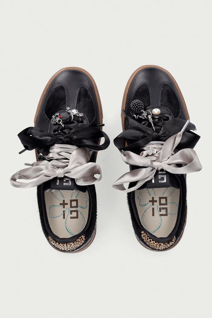 Gio+ Gio+ Blue sneakers γυναικεία δερμάτινα - 4