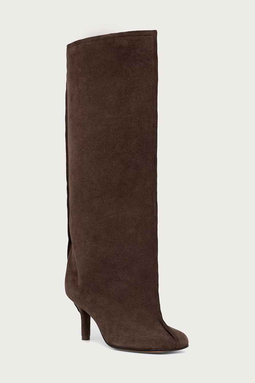 MM6 Maison Margiela kozaki damskie zamszowe