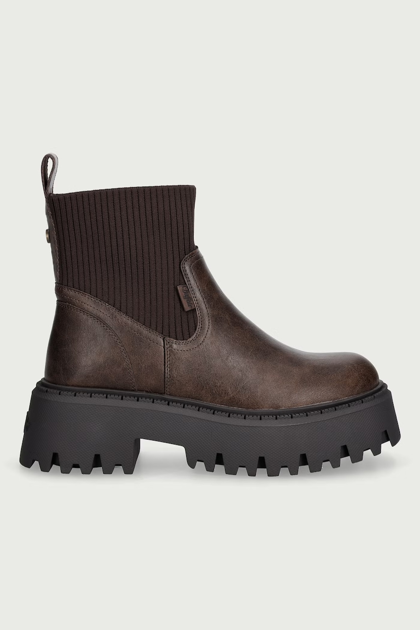Buffalo  боти с платформа дамски Aspen Chelsea Knit