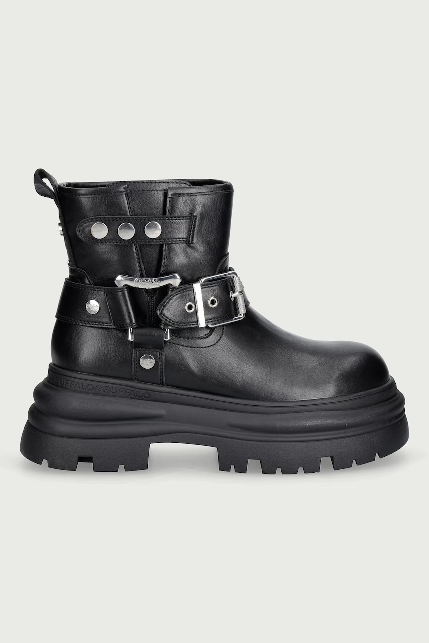 Buffalo  боти с платформа дамски Dione Biker Lo