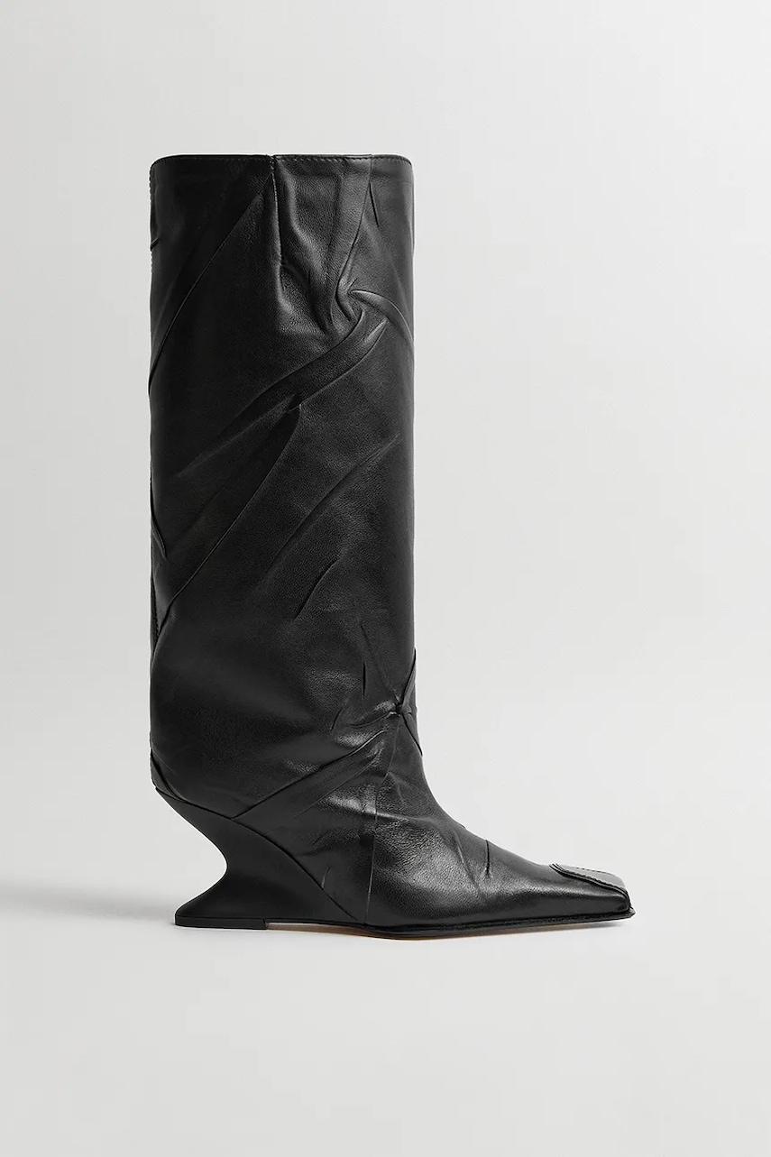 Miista Ayleen cizme wedges pentru femei din piele