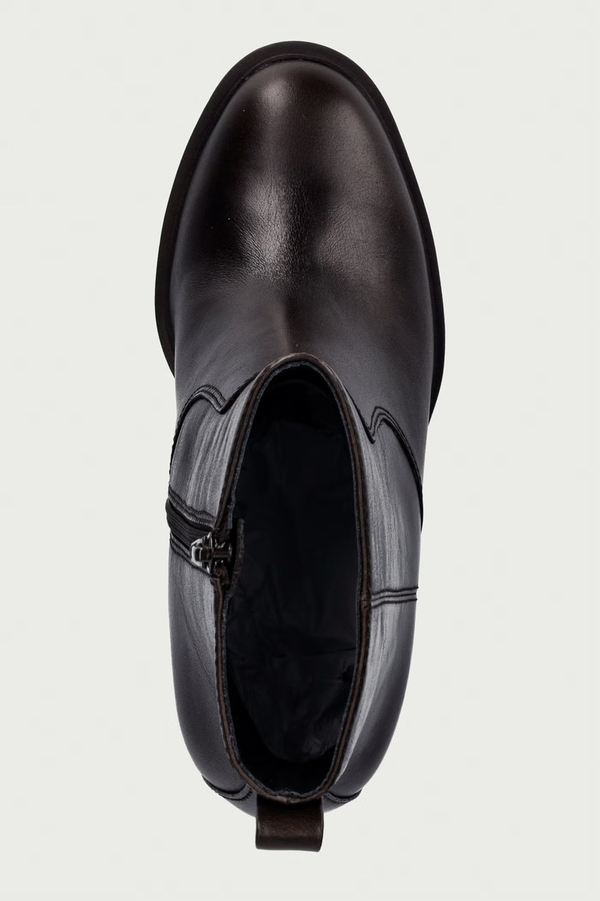 Pinko Pinko μποτάκια block heel γυναικεία δερμάτινα Clara 01 - 4