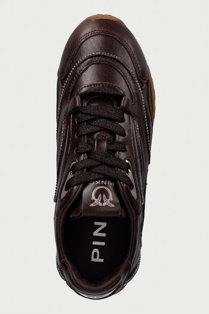 Pinko Pinko Yulia 04 sneakers γυναικεία δερμάτινα - 4