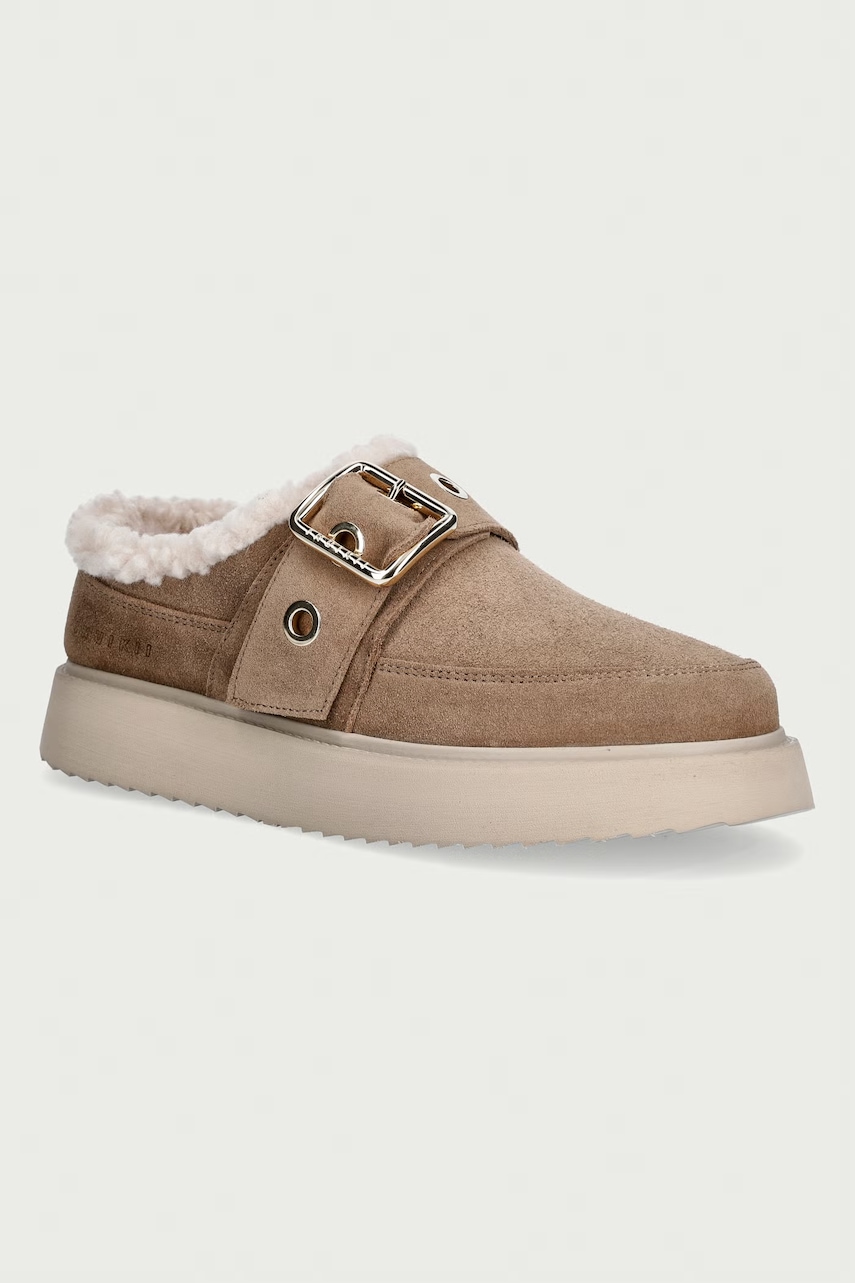 Inuikii papuče dámske semišové Micro Buckle
