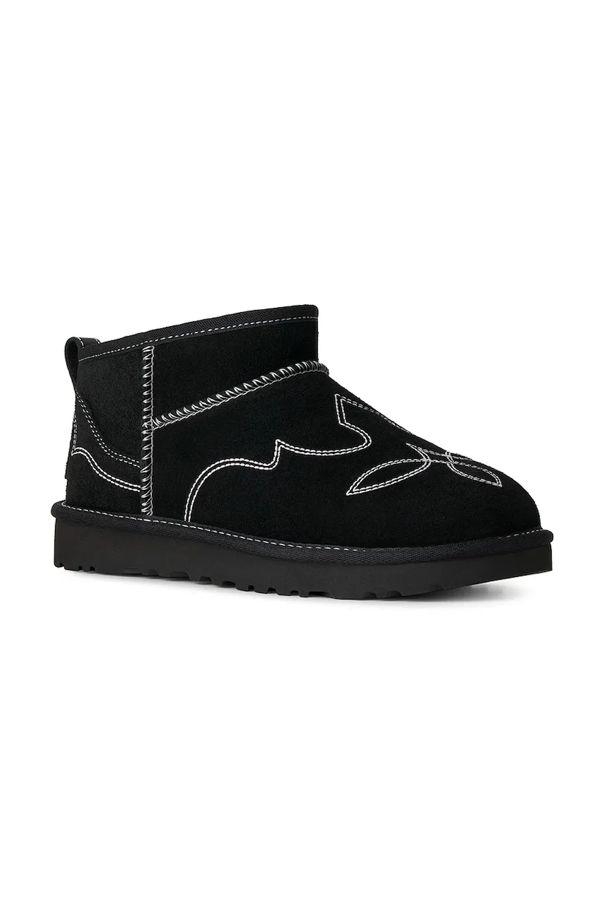 UGG W Classic Ultra Mini Western μπότες χιονιού Γυναικείες σουέτ