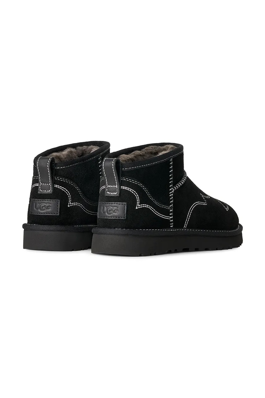 UGG UGG W Classic Ultra Mini Western μπότες χιονιού Γυναικείες σουέτ - 3