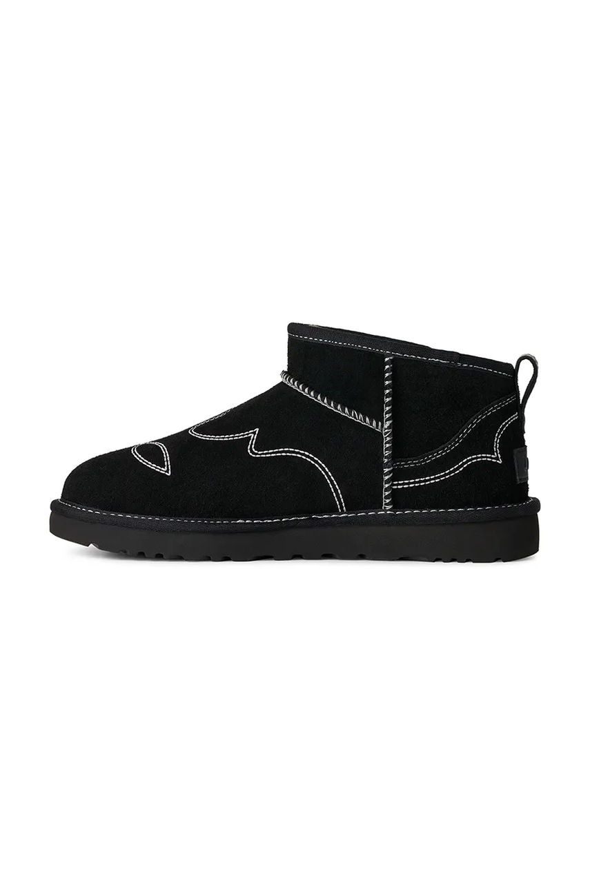 UGG UGG W Classic Ultra Mini Western μπότες χιονιού Γυναικείες σουέτ - 4