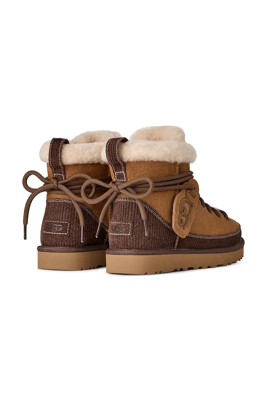 UGG UGG W Classic Heritage Lace-Up μπότες χιονιού Γυναικείες σουέτ - 3