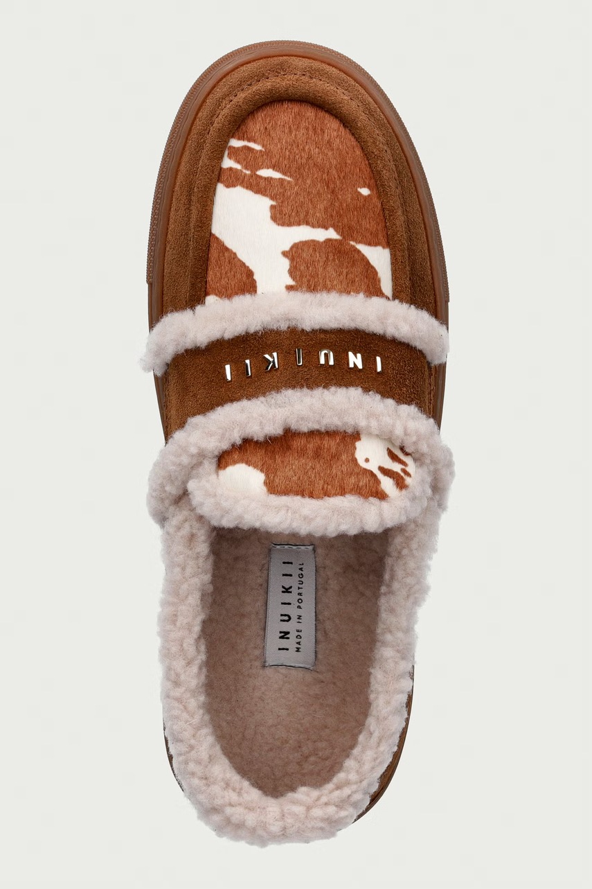 Inuikii Inuikii μοκασίνια Γυναικεία δερμάτινα Shearling Print - 4