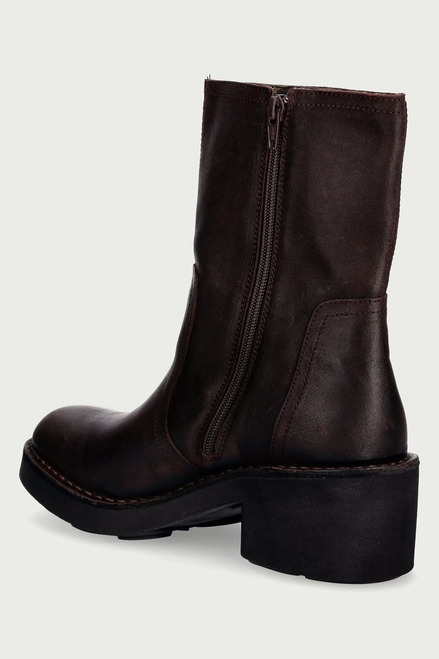 Fly London Fly London μποτάκια block heel γυναικεία δερμάτινα NORE191FLY - 3