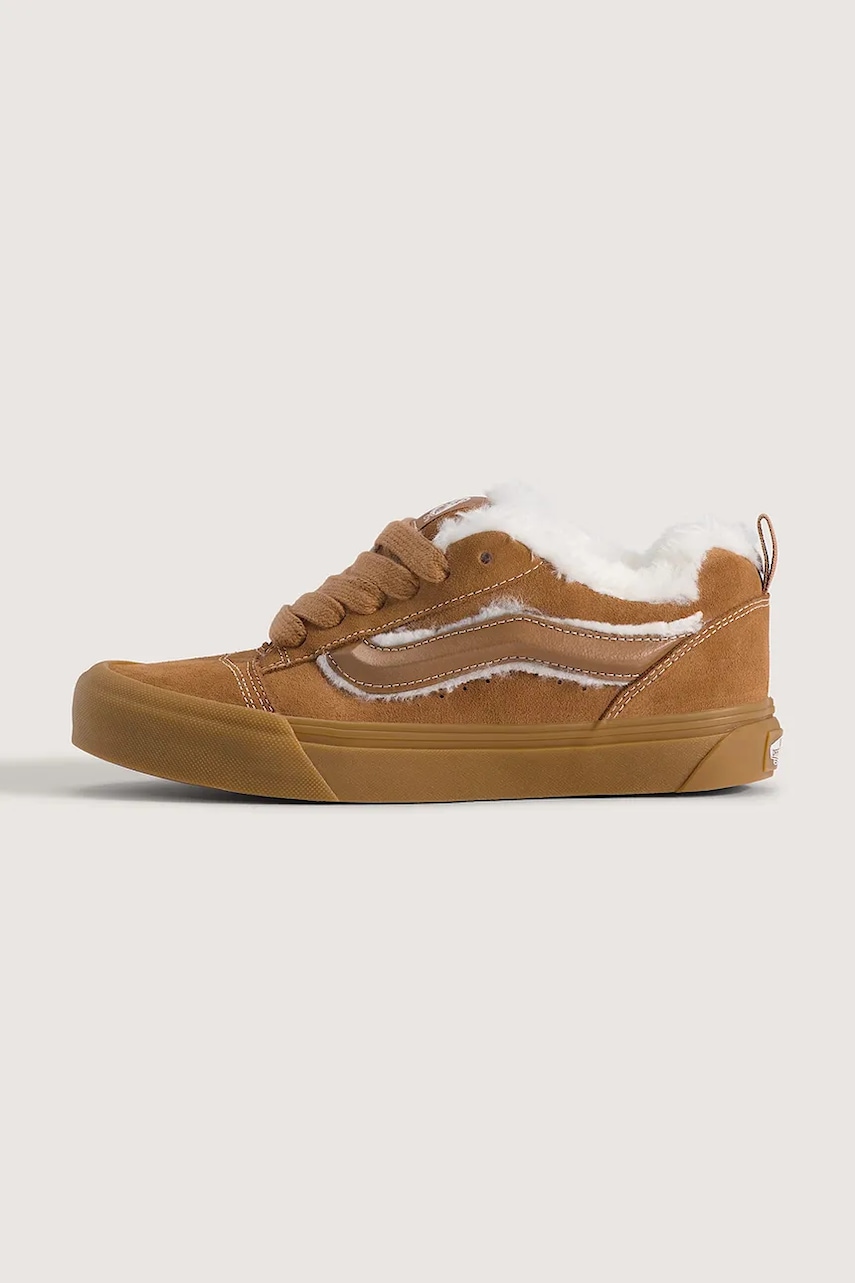 Vans  Knu Skool teniși pentru femei din piele întoarsă