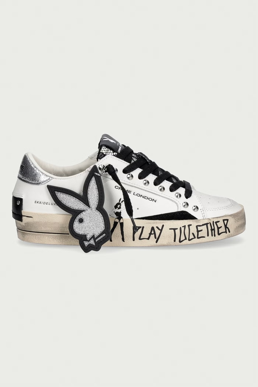 Crime London Crime London SK8 DELUXE sneakers γυναικεία δερμάτινα - 2