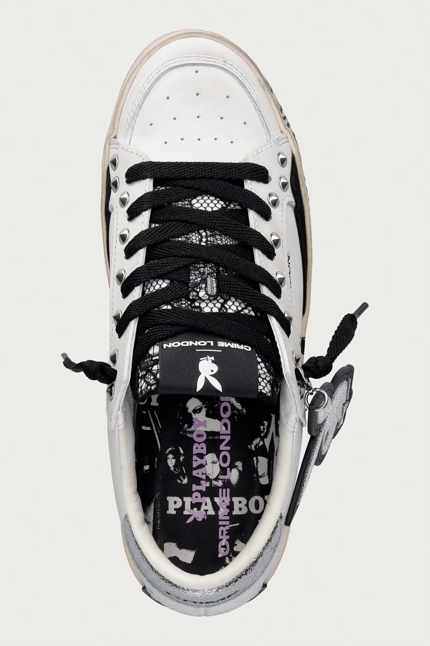 Crime London Crime London SK8 DELUXE sneakers γυναικεία δερμάτινα - 4
