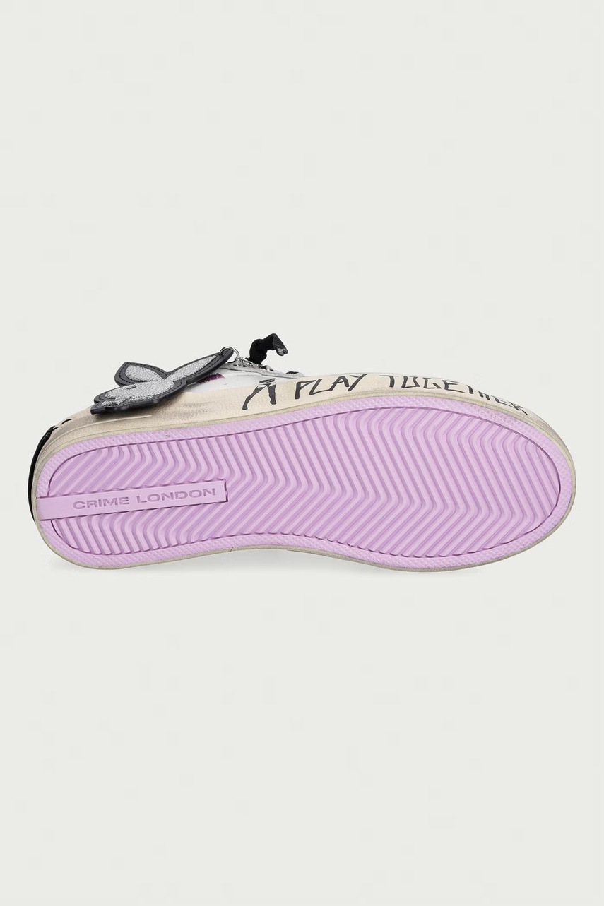Crime London Crime London SK8 DELUXE sneakers γυναικεία δερμάτινα - 5