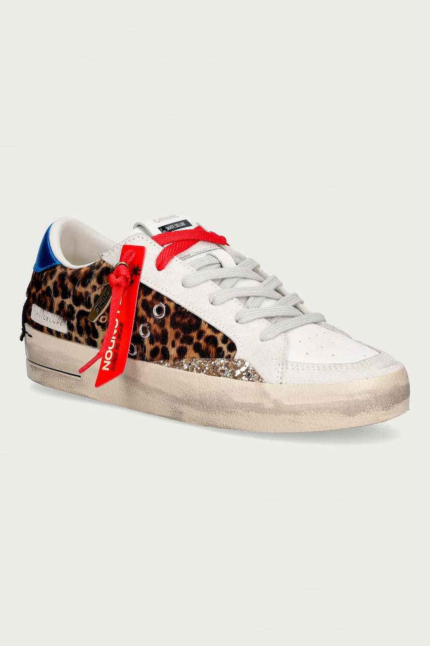 Crime London  SK8 DELUXE sneakers dámske kožené