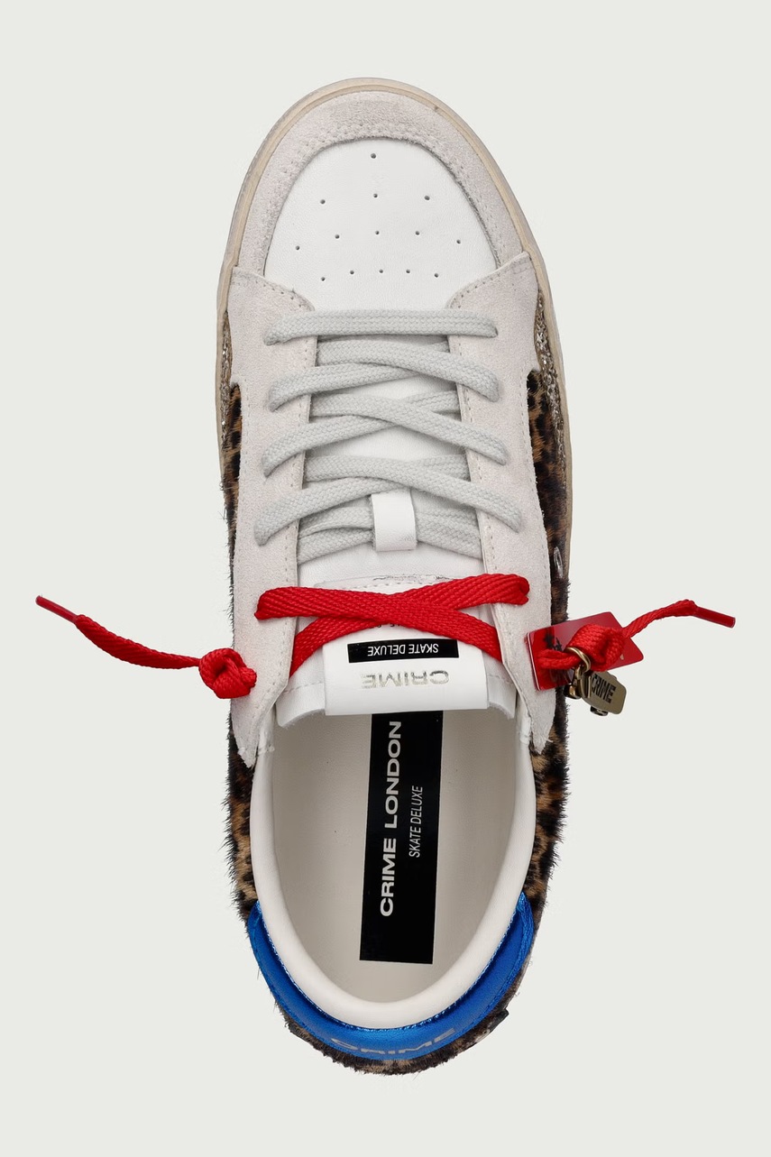 Crime London Crime London SK8 DELUXE sneakers γυναικεία δερμάτινα - 4
