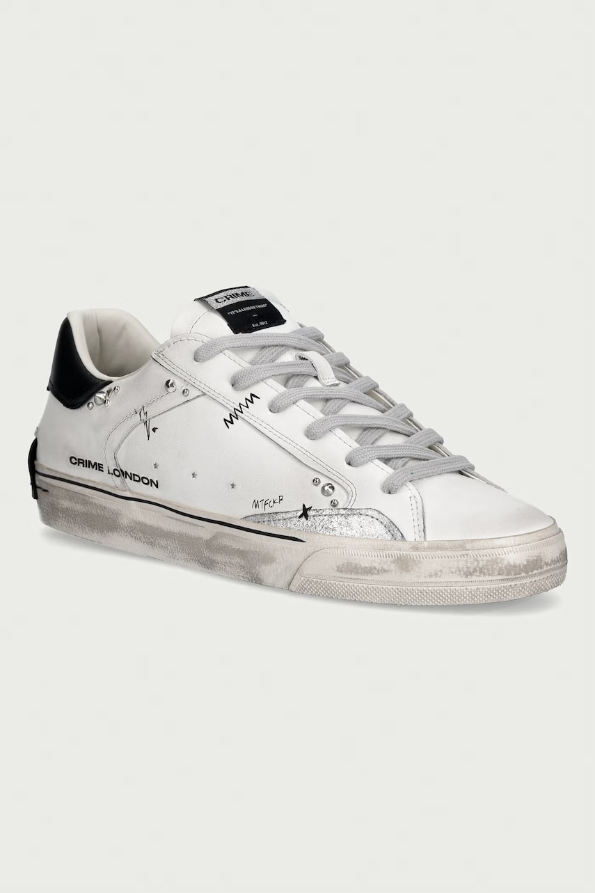 Crime London DECONSTRUCTED sneakers dámske kožené